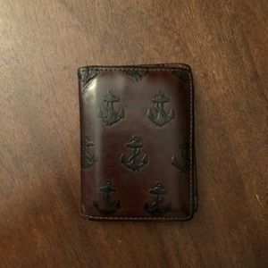 Jack Spade Anchor Leather Wallet